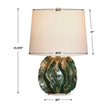 Uttermost Guinevere Deep Green Table Lamp