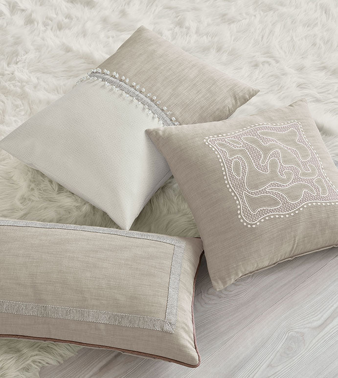 Eastern Accents Emmeline Embroidered Decorative Pillow