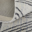Feizy Whitton 8893F Modern Abstract Rug in Ivory/Black