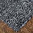 Feizy Redford 8670F Transitional Solid in Gray/Black
