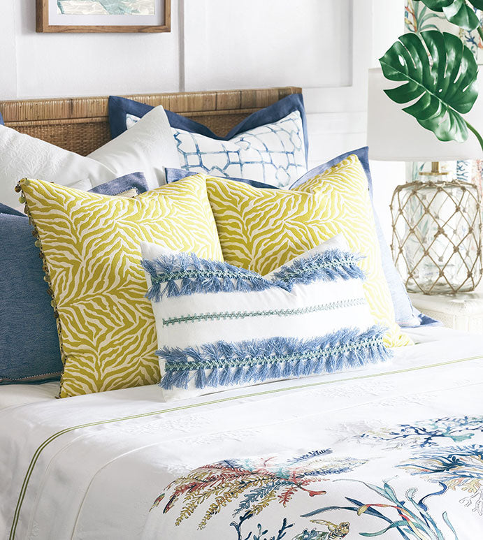 Eastern Accents Castaway Lattice Euro Sham