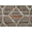 Feizy Mynka 39ICF Transitional Diamond in Tan/Taupe/Ivory