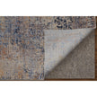 Feizy Pryor 39NGF Modern Watercolor in Blue/Tan/Brown