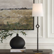 Uttermost Puncture Cordless Iron Buffet Lamp