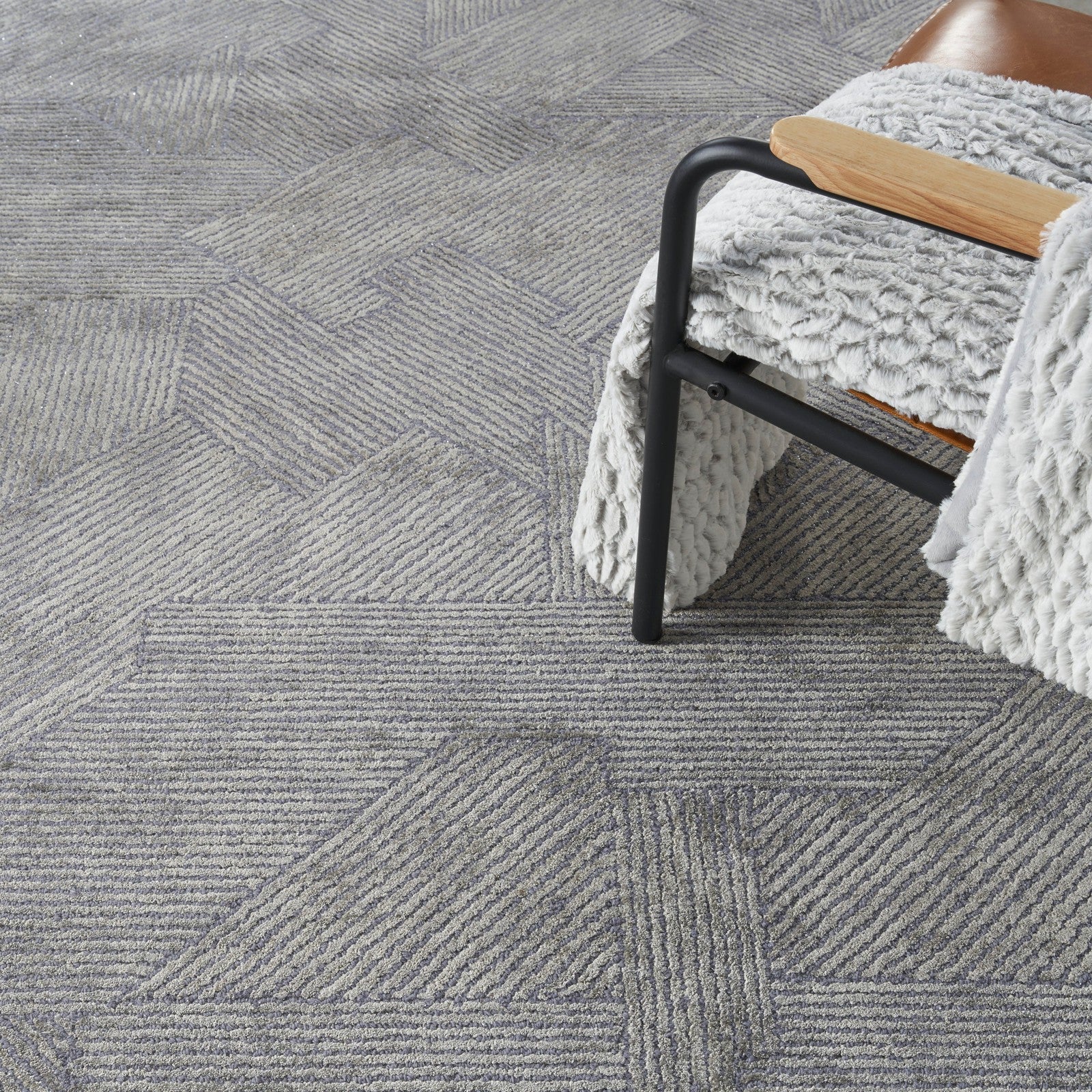Nourison Rugs Michael Amini Ma30 Star SMR01 Modern Indoor Rug