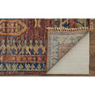 Feizy Fillmore 6929F Traditional Geometric Rug in Red/Green/Blue