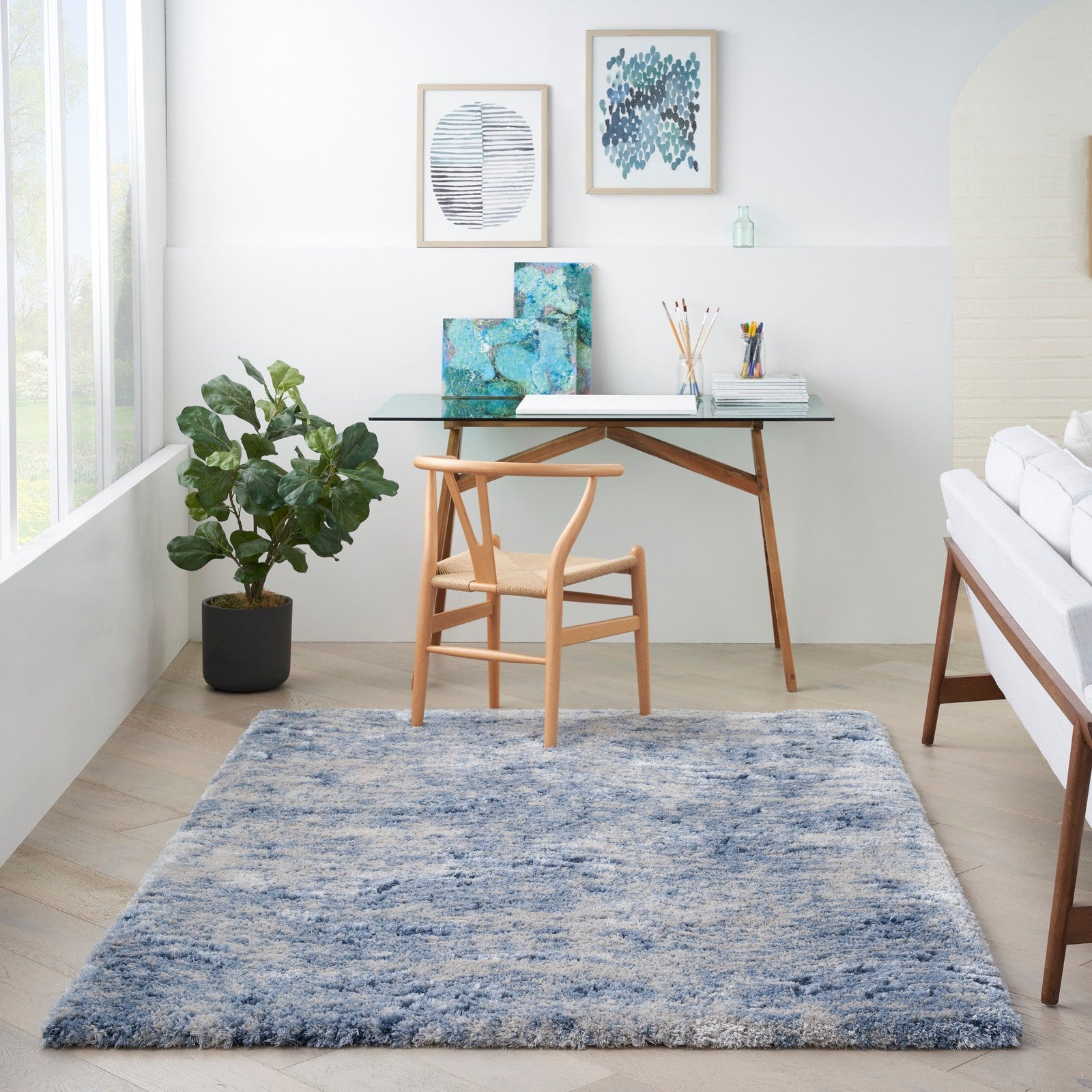 Nourison Dreamy Shag DRS06 Shag Indoor Rug