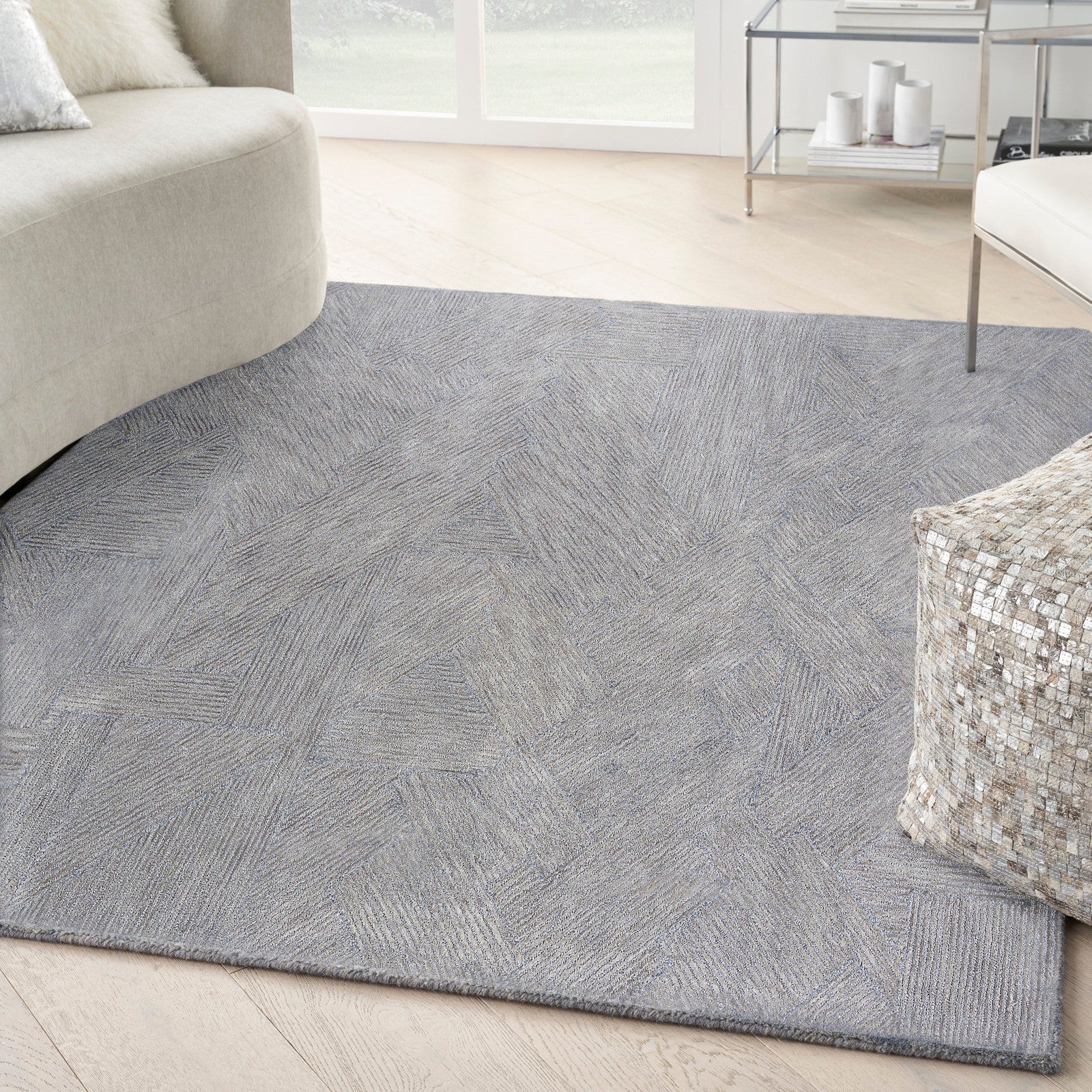 Nourison Rugs Michael Amini Ma30 Star SMR01 Modern Indoor Rug