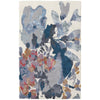 Feizy Dafney 8869F Transitional Floral & Botanical in Blue/Gray/Pink