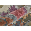 Feizy Dafney 8864F Transitional Floral & Botanical in Purple/Pink/Green