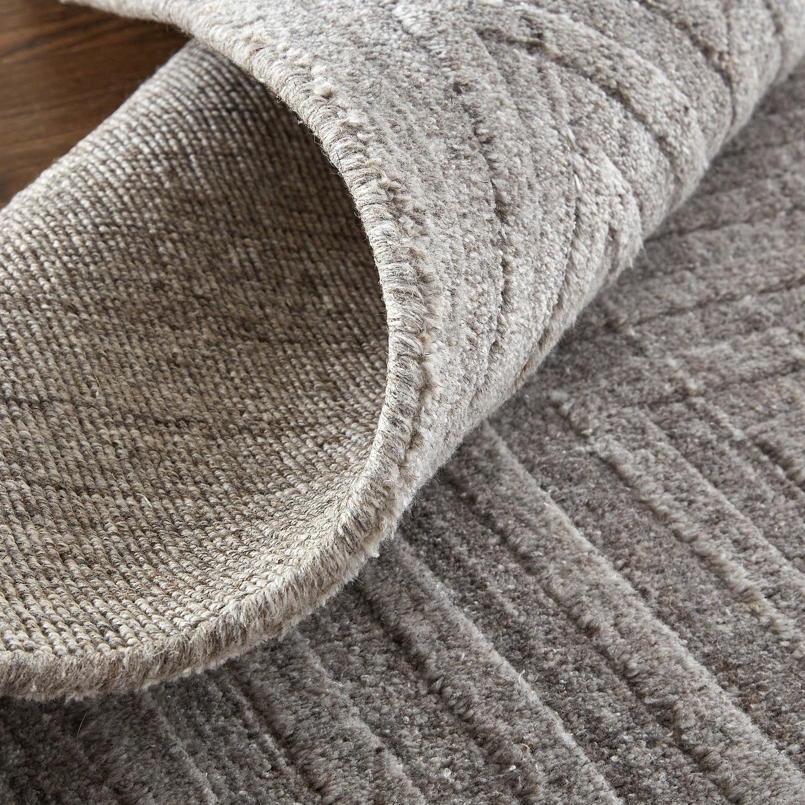 Feizy Redford 8670F Transitional Solid in Gray/Silver
