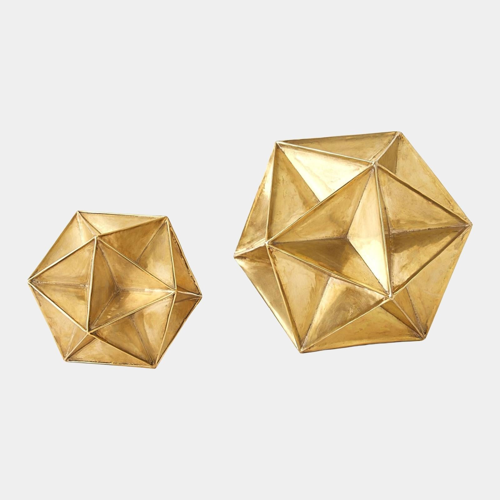Global Views Polaris Brass Sphere