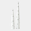 Global Views Spotted White and Black Vase