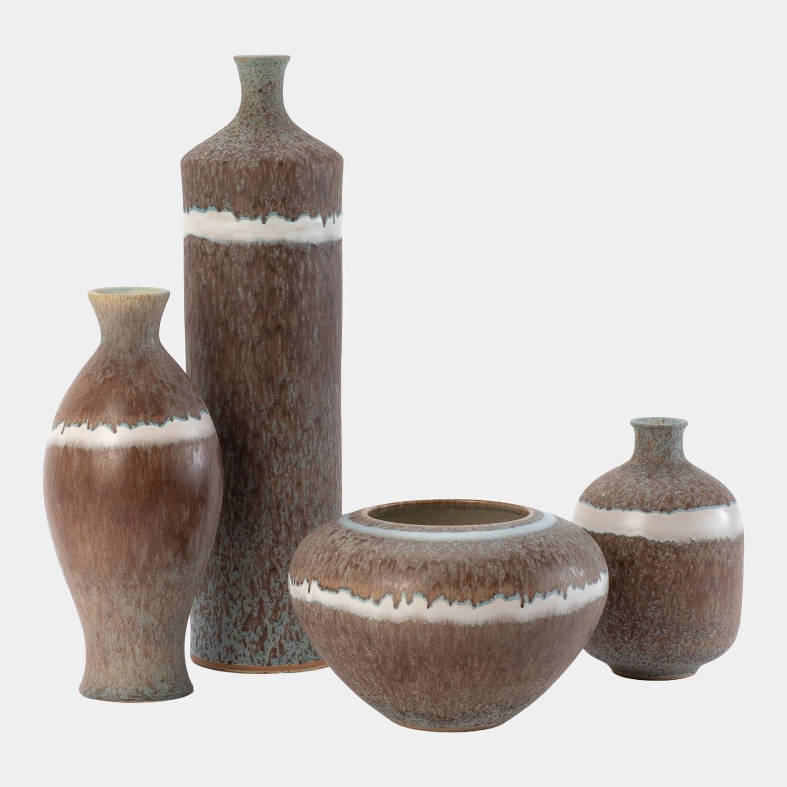 Global Views Tuscan Collection Soft Stripe Bottle Vase