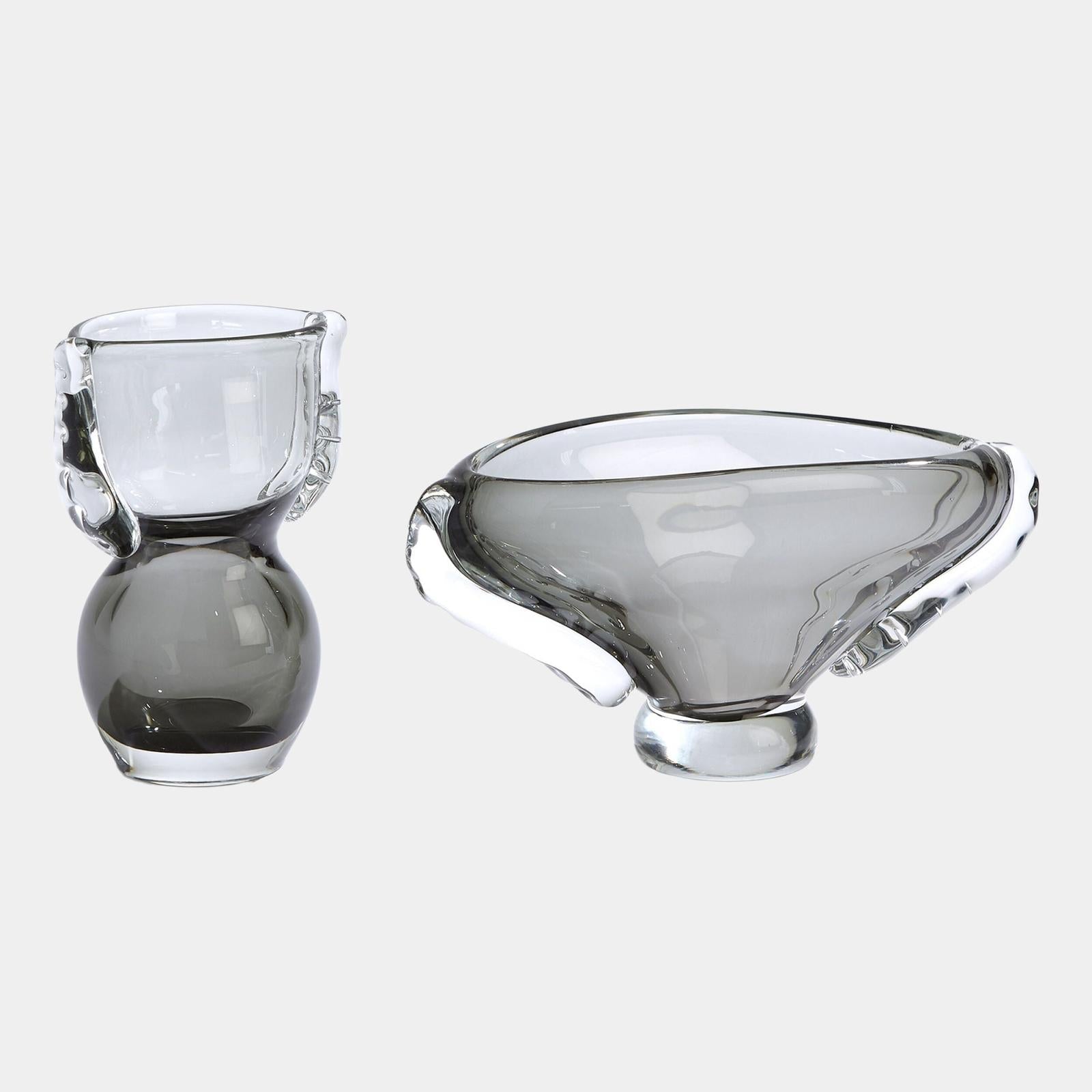 Global Views Winged Gray Bowl