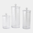 Global Views Diamond Shaped Optic Lidded Canister