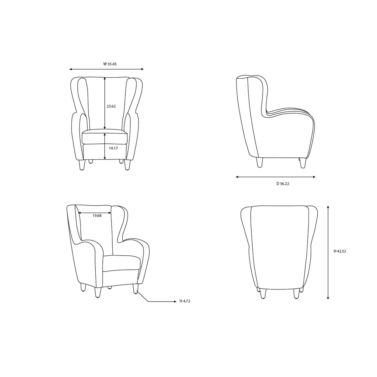 Surya Giulietta Accent Chair Clearance