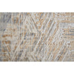 Feizy Laina 39G6F Transitional Abstract in Tan/Ivory/Gray