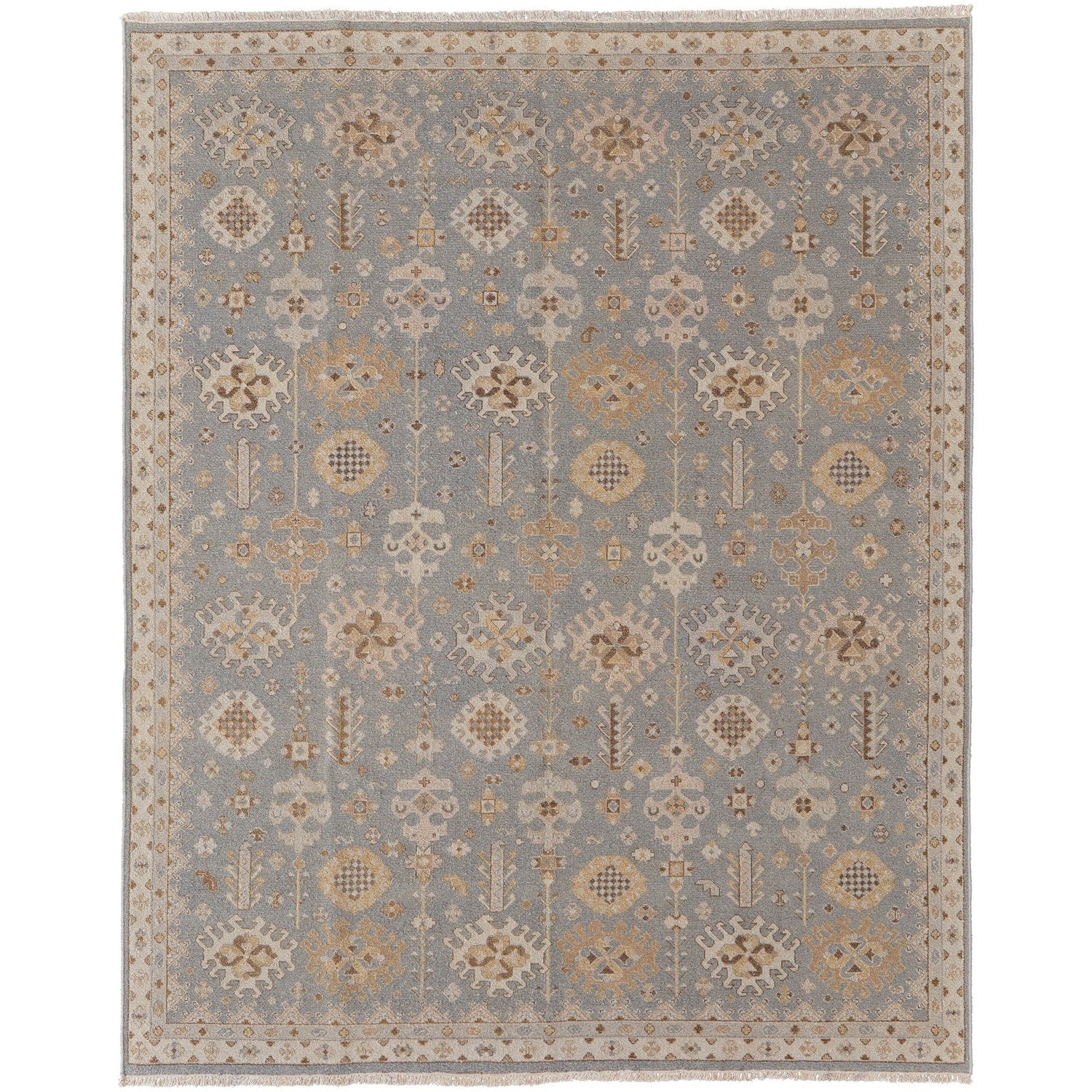 Feizy Corbitt 0610F Traditional Oriental in Blue/Gray/Ivory