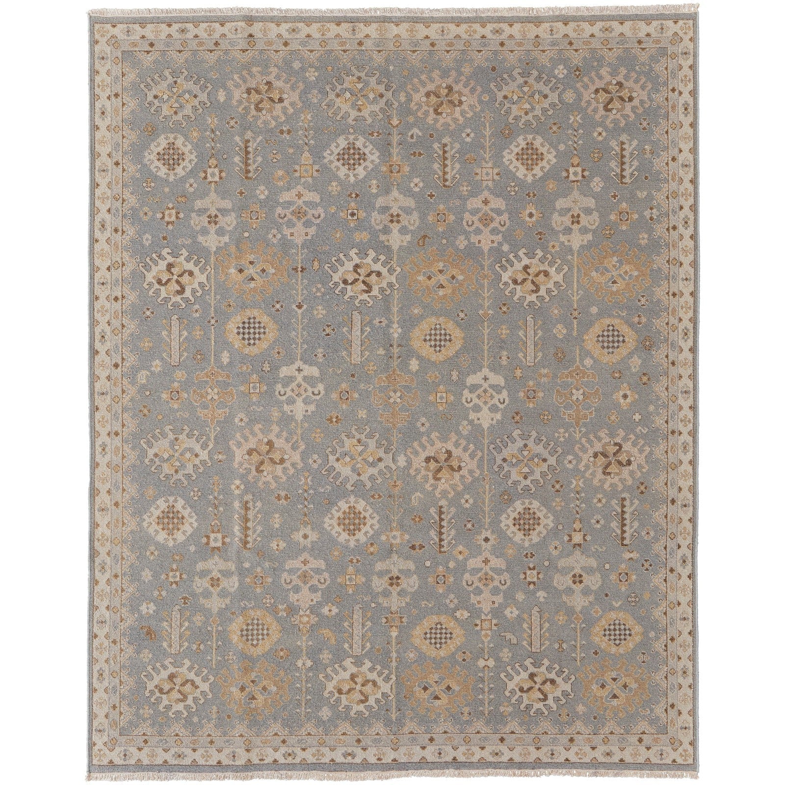 Feizy Corbitt 0610F Traditional Oriental in Blue/Gray/Ivory