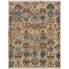 Feizy Leylan 0563F Transitional Ikat in Tan/Ivory/Orange