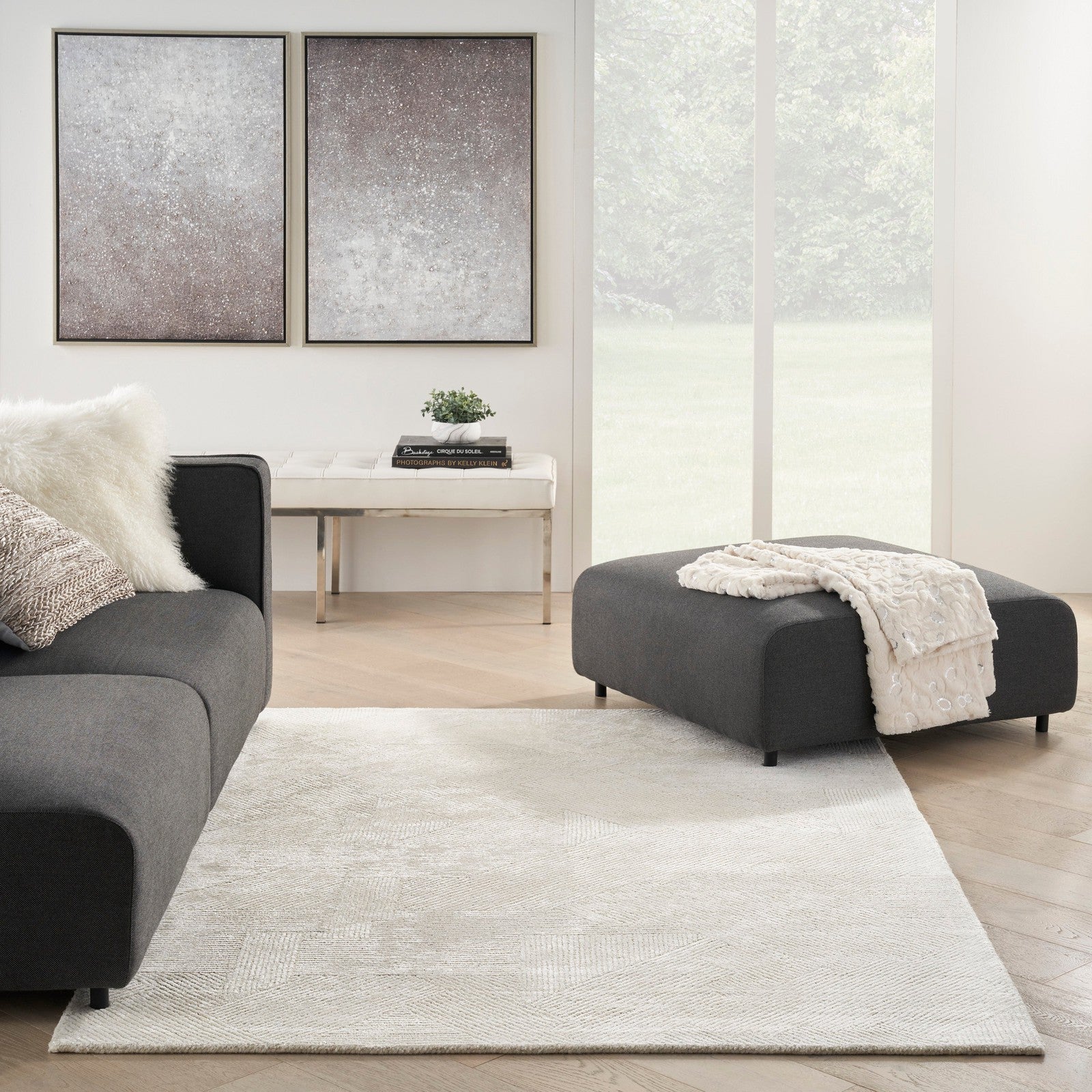 Nourison Rugs Michael Amini Ma30 Star SMR01 Modern Indoor Rug
