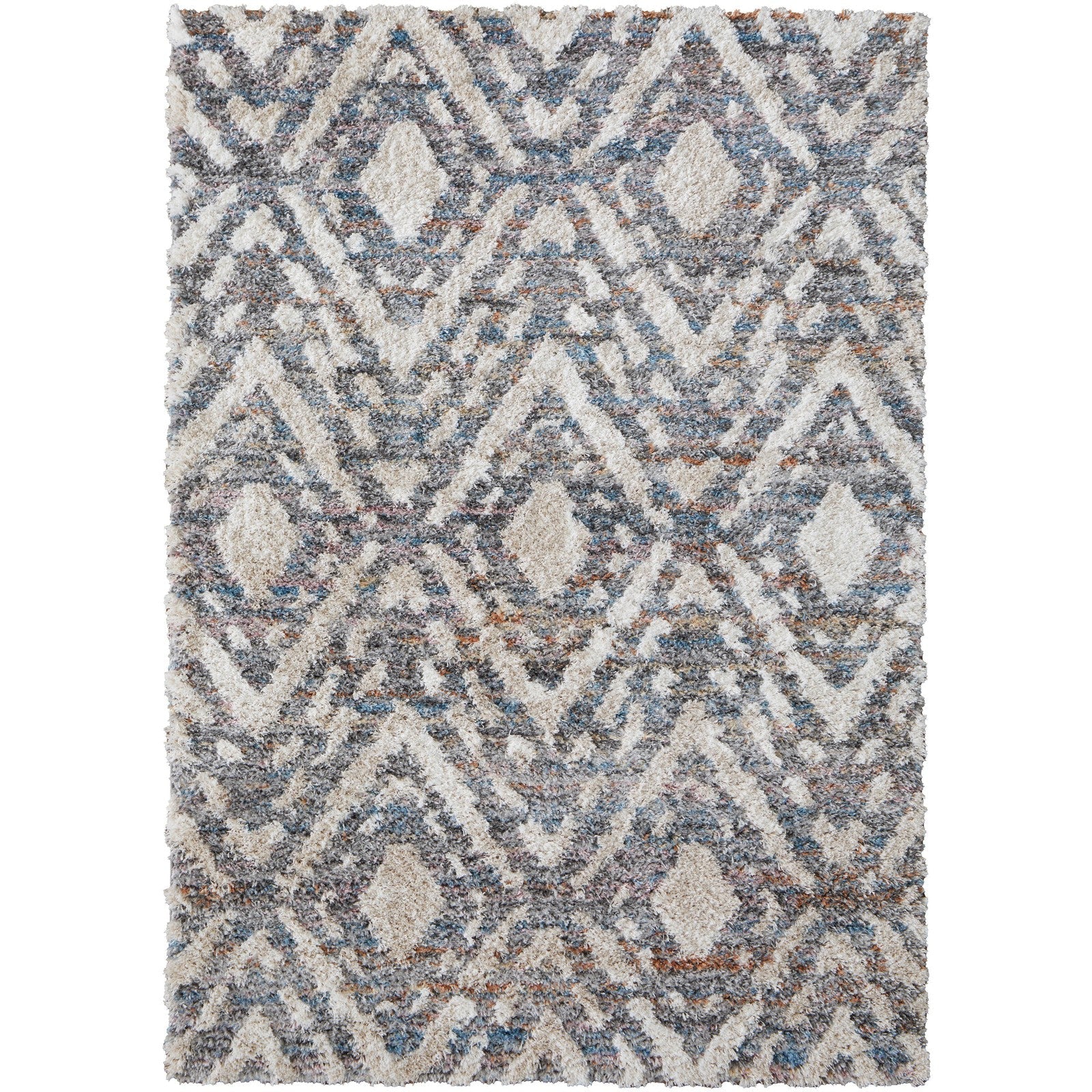 Feizy Mynka 39IAF Transitional Diamond in Ivory/Gray/Taupe