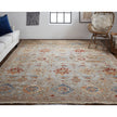 Feizy Leylan 0583F Transitional Floral & Botanical in Brown/Tan/Gray