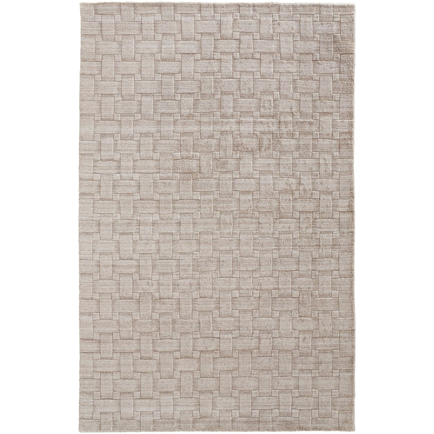 Feizy Redford 8669F Transitional Solid in Ivory