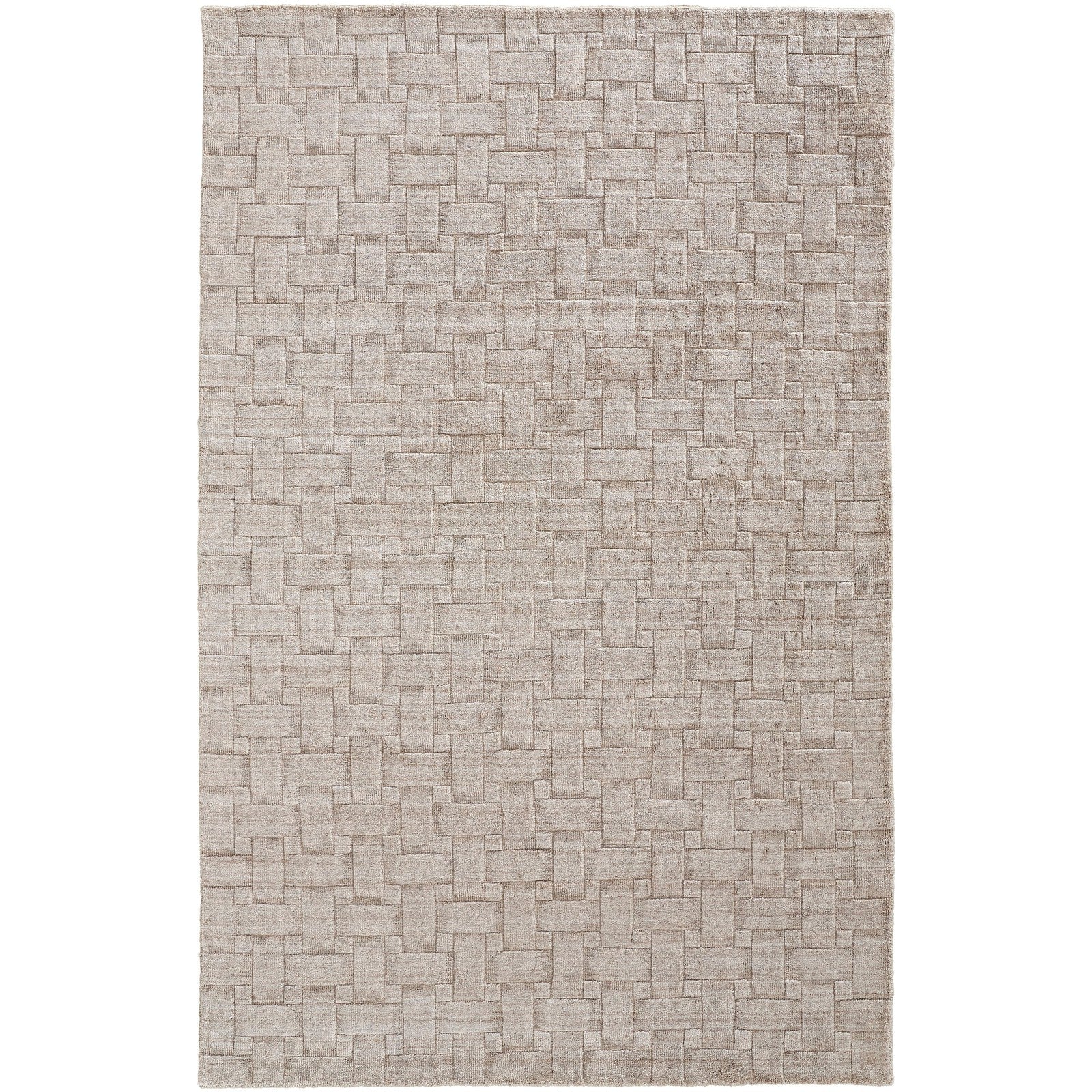 Feizy Redford 8669F Transitional Solid in Ivory