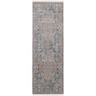 Feizy Marquette 39GUF Transitional Medallion in Blue/Ivory