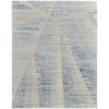 Feizy Brighton 69CHF Modern Abstract in Ivory/Blue/Silver
