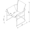 Surya Kara Dining Chair Clearance