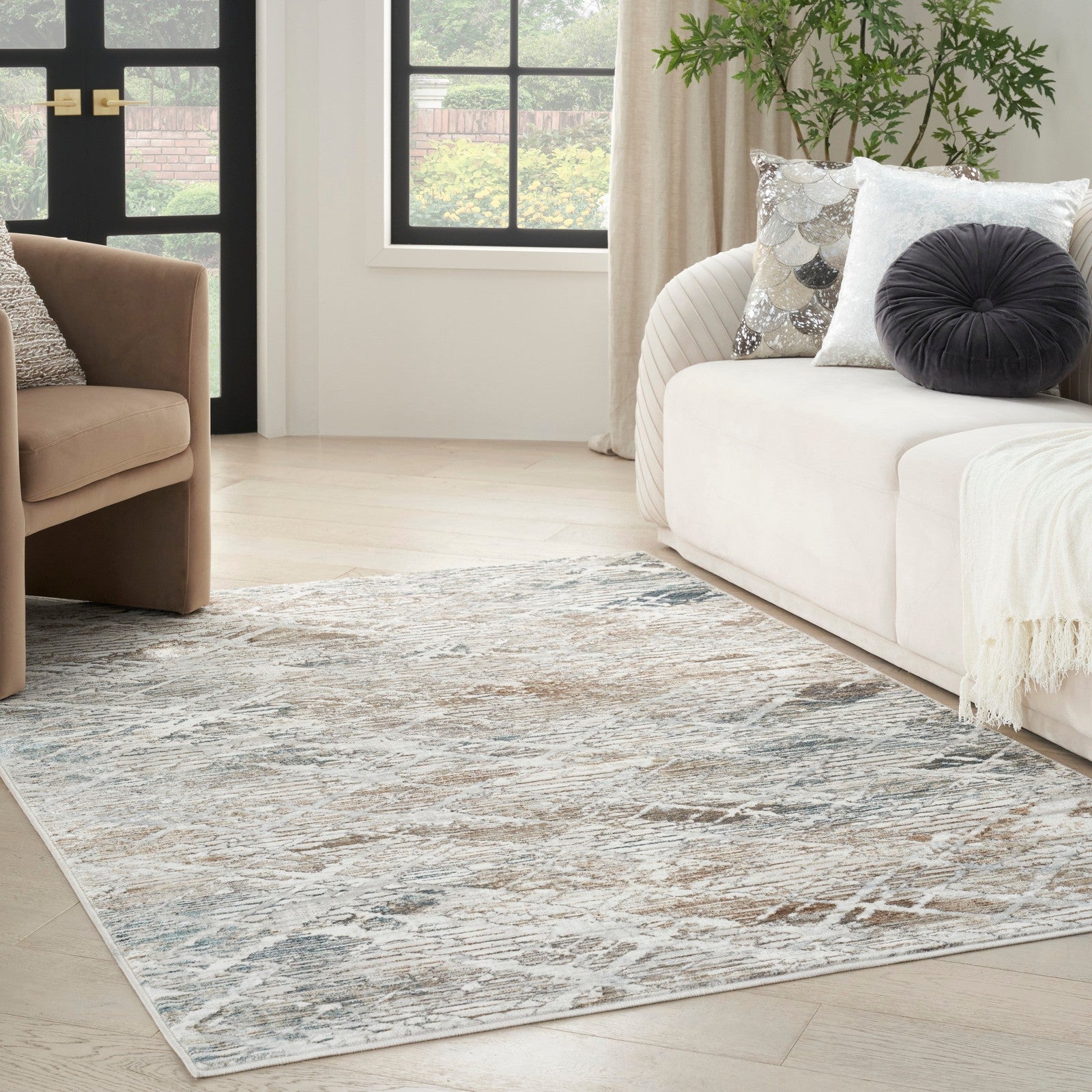 Nourison Glitz GLZ11 Modern Indoor Rug