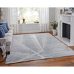 Feizy Brighton 69CHF Modern Abstract in Blue/Ivory/Silver