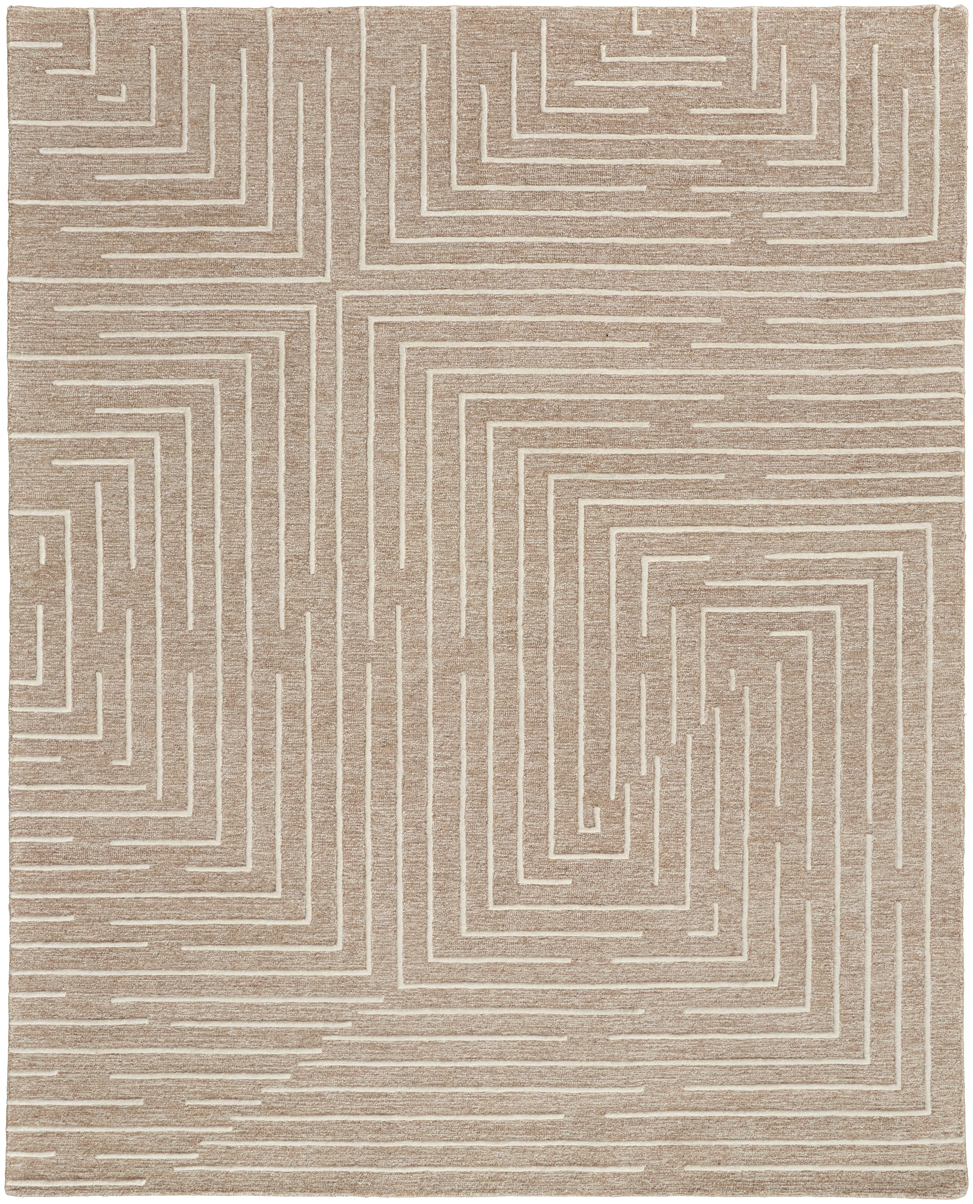 Feizy Fenner T8003 Rug in Beige/Ivory