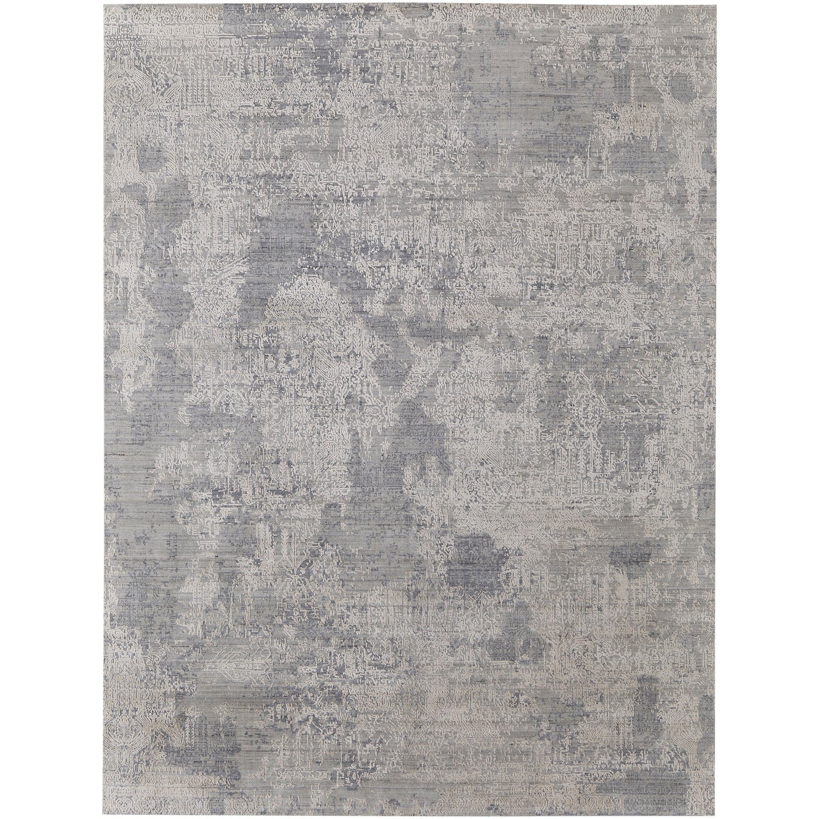 Feizy Eastfield 6989F Modern Abstract in Silver/Gray