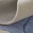Feizy Anya 8887F Transitional Abstract Rug in Blue/Ivory