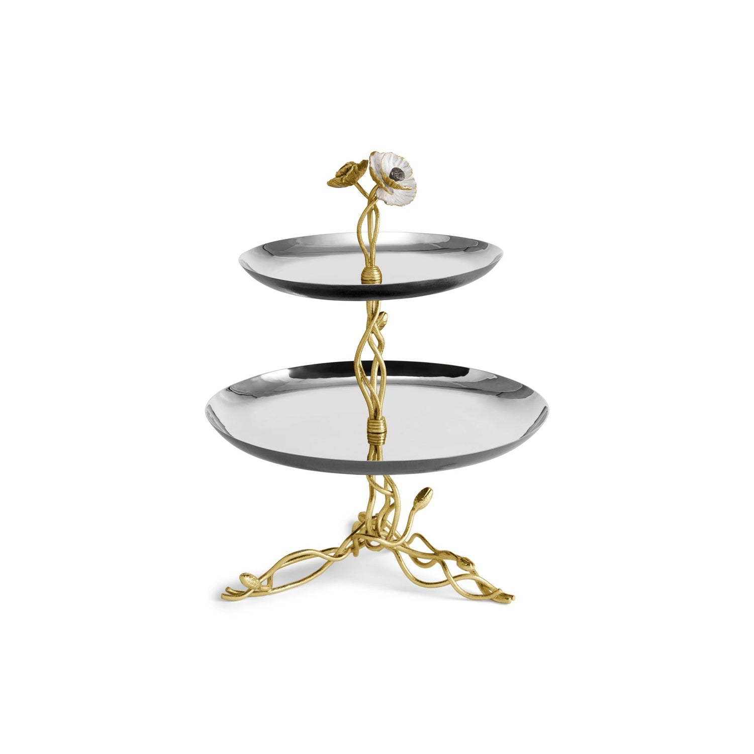 Michael Aram Anemone 2-Tier Etagere