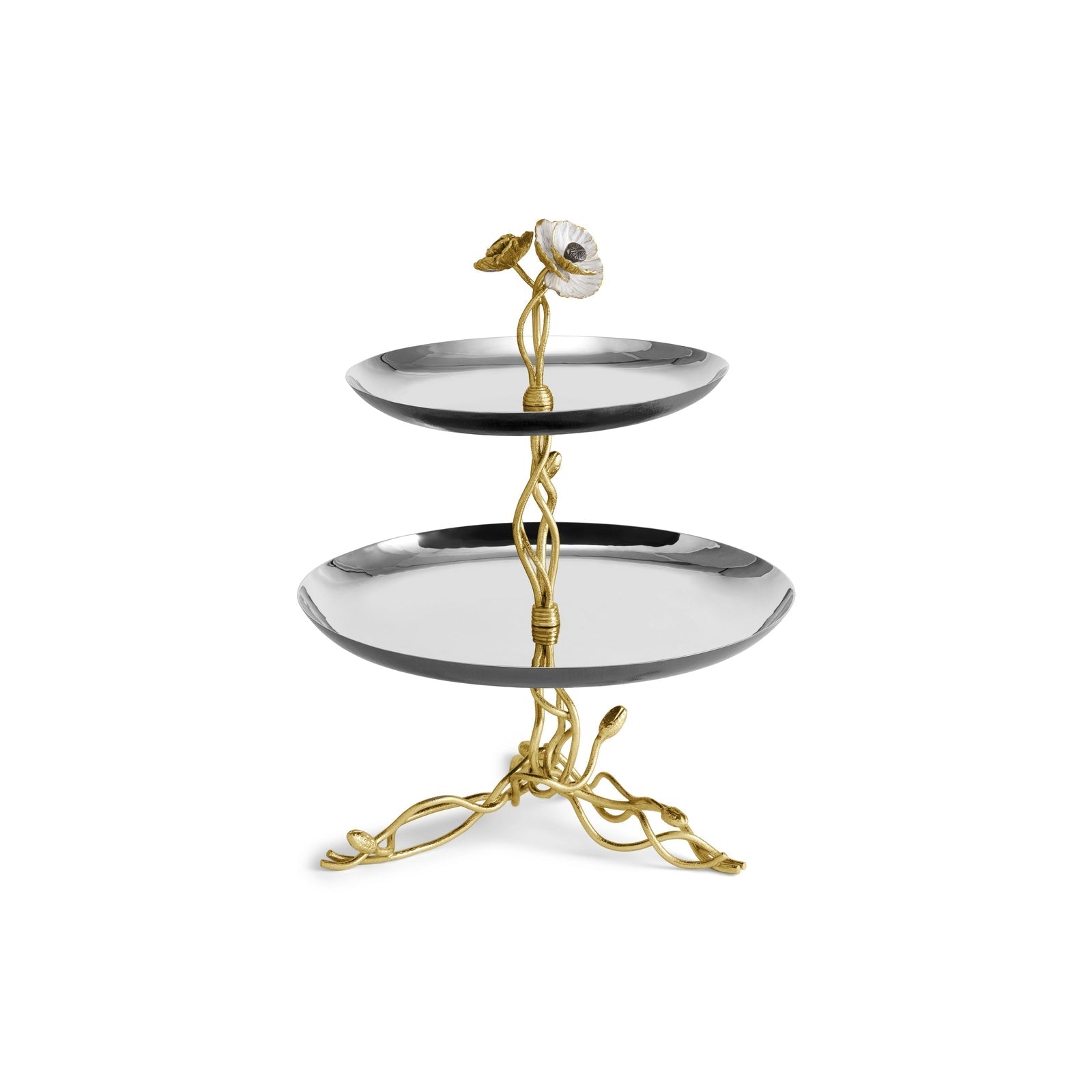 Michael Aram Anemone 2-Tier Etagere