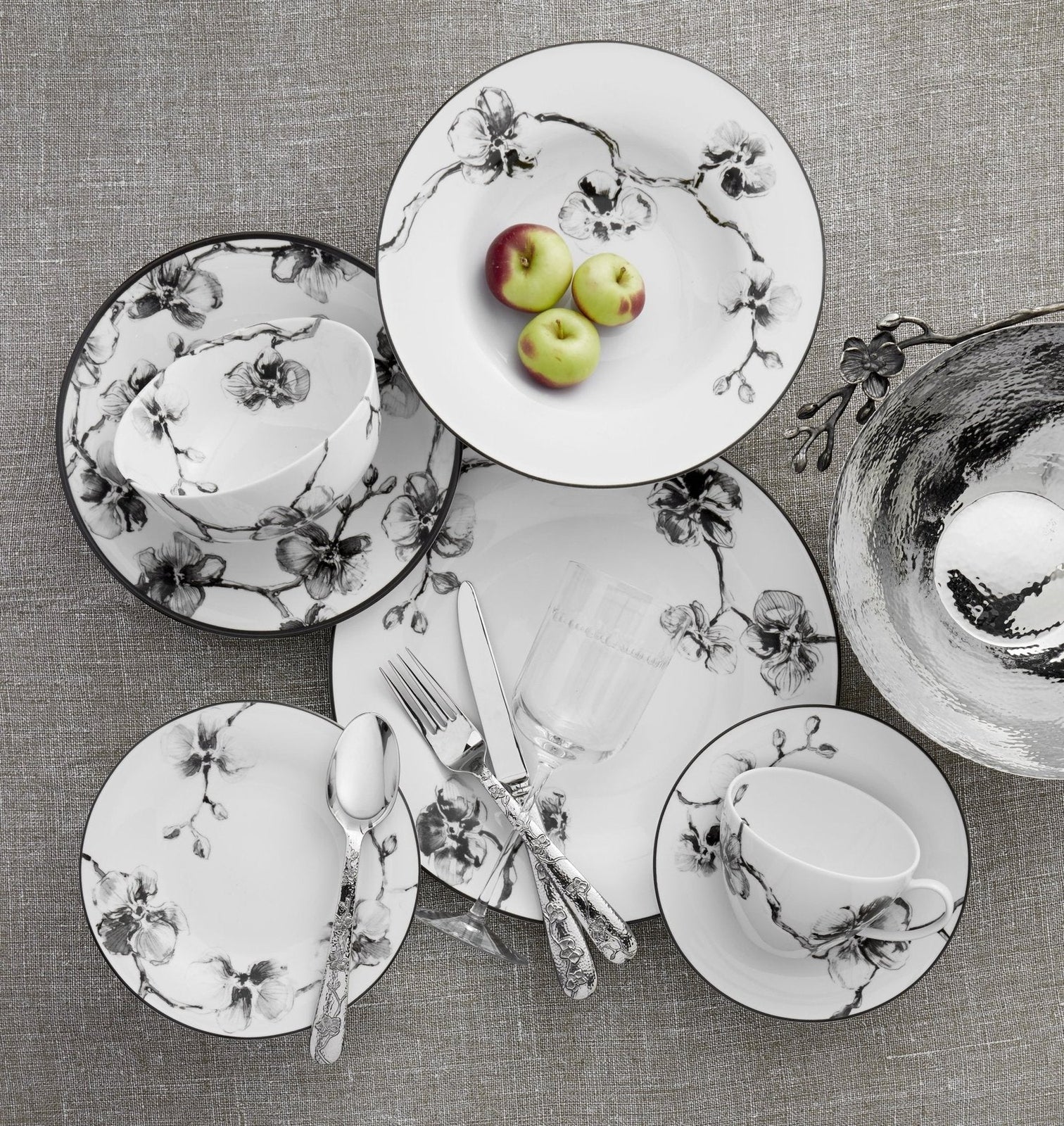 Michael Aram Black Orchid 5pc Setting