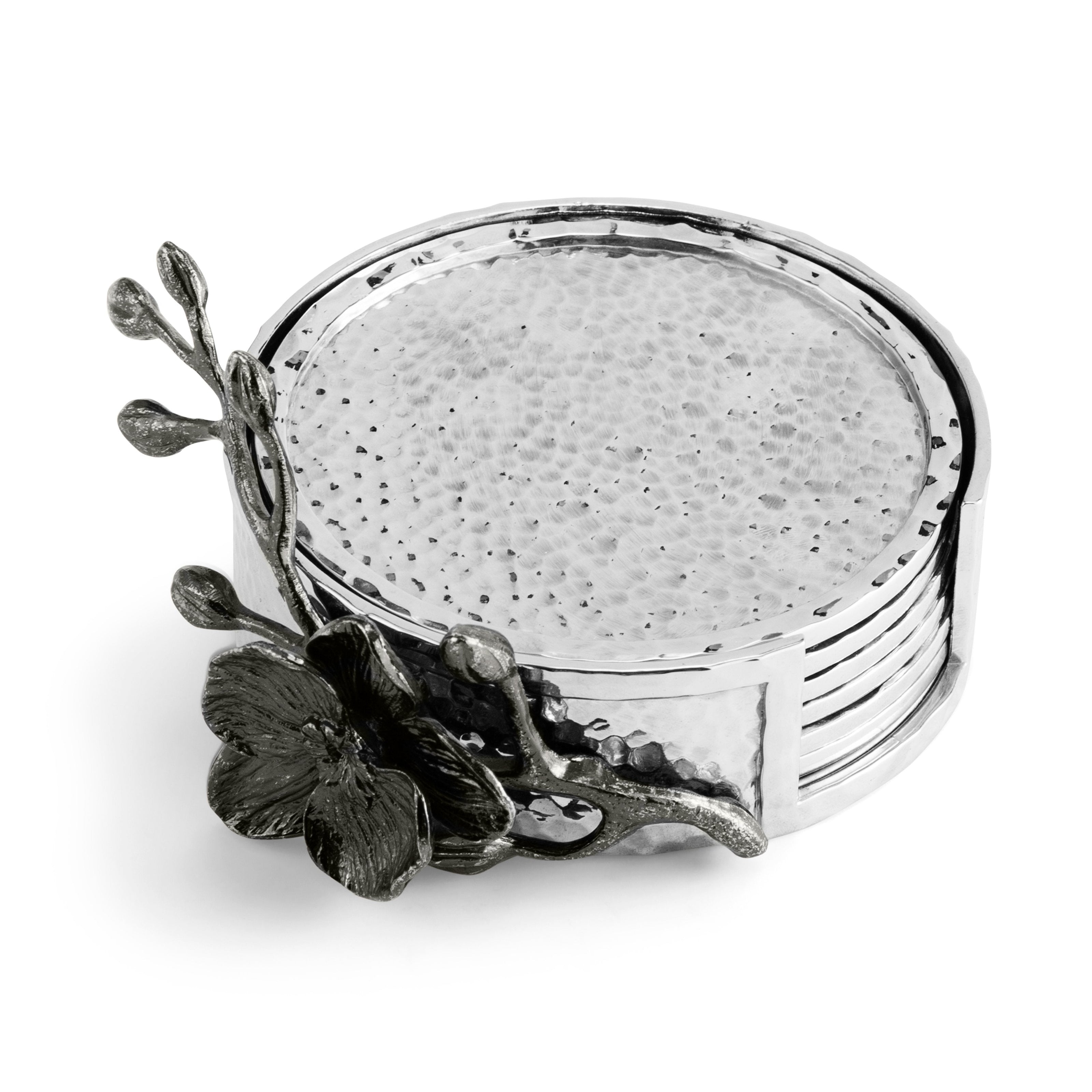 Michael Aram Orchid Drink Coaster Set Set of 6