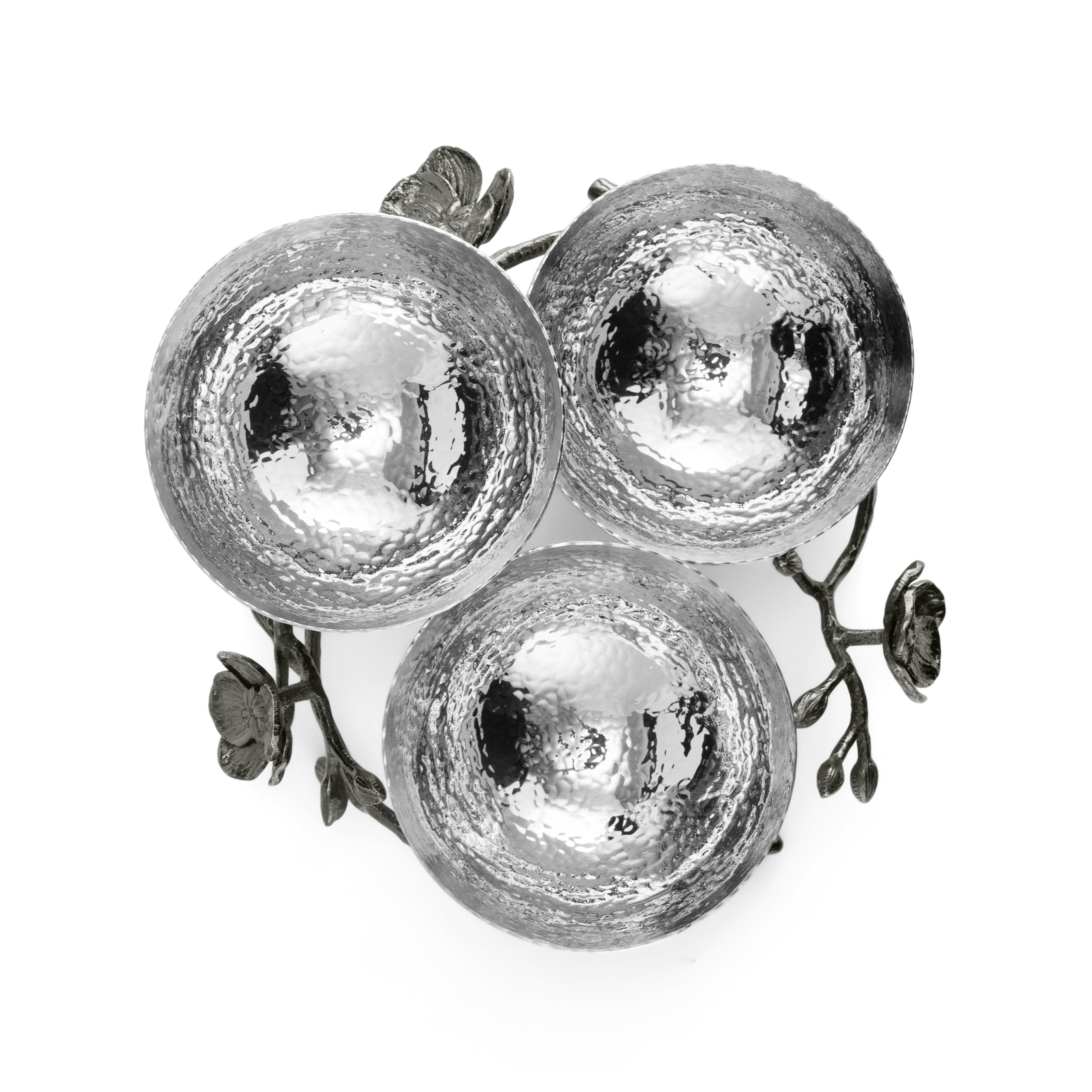 Michael Aram Black Orchid Triple Nut Dish