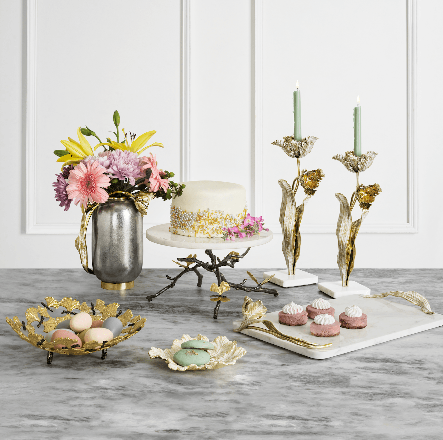 Michael Aram Butterfly Ginkgo Cake Stand