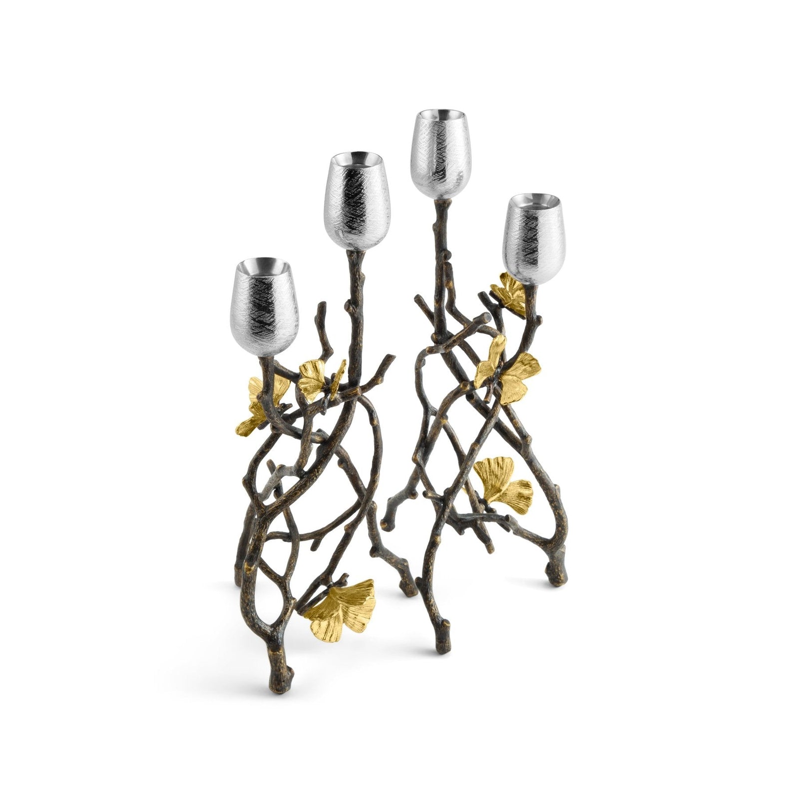 Michael Aram Butterfly Ginkgo Candleholders Set of 2
