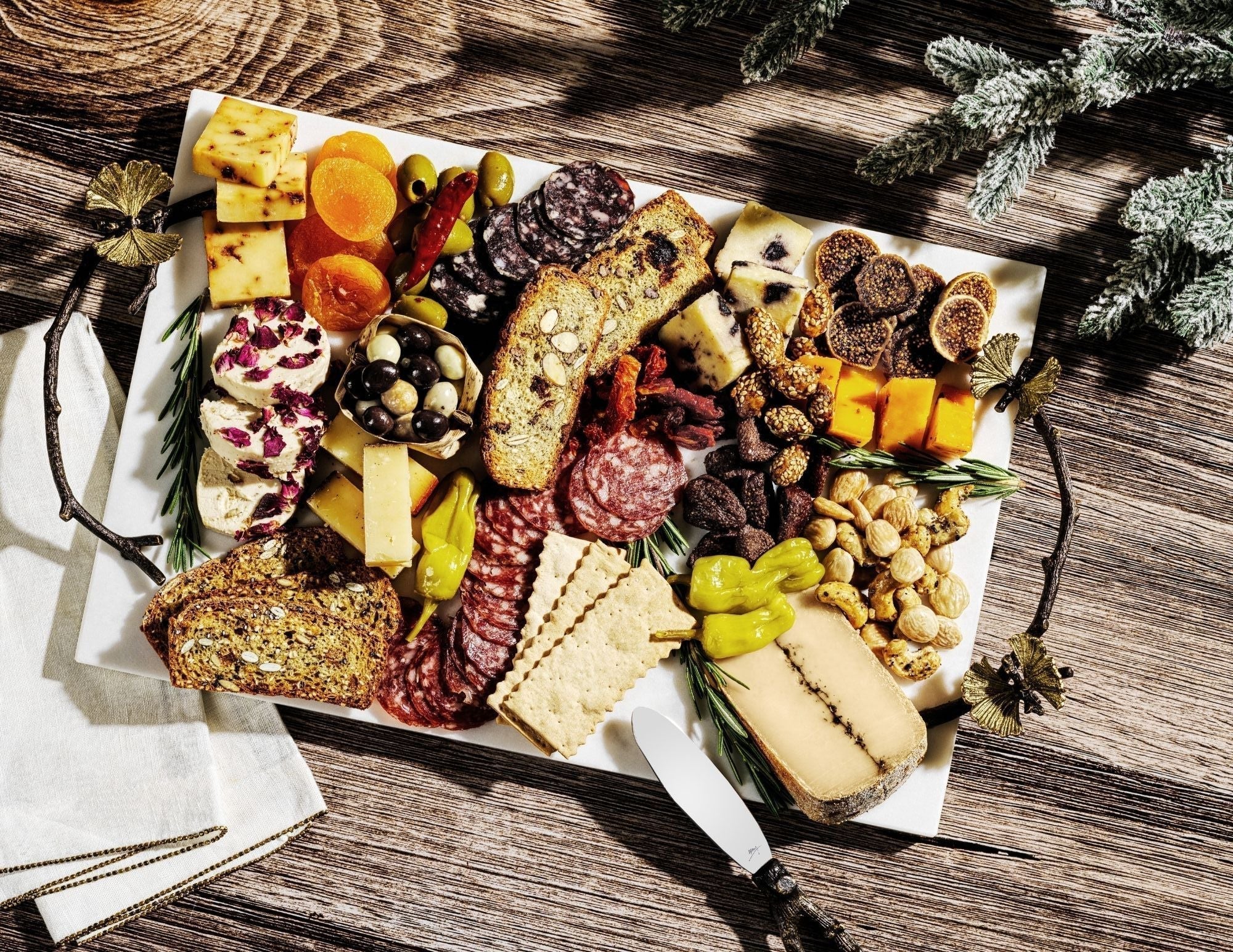 Michael Aram Butterfly Ginkgo Cheese Board with Knife