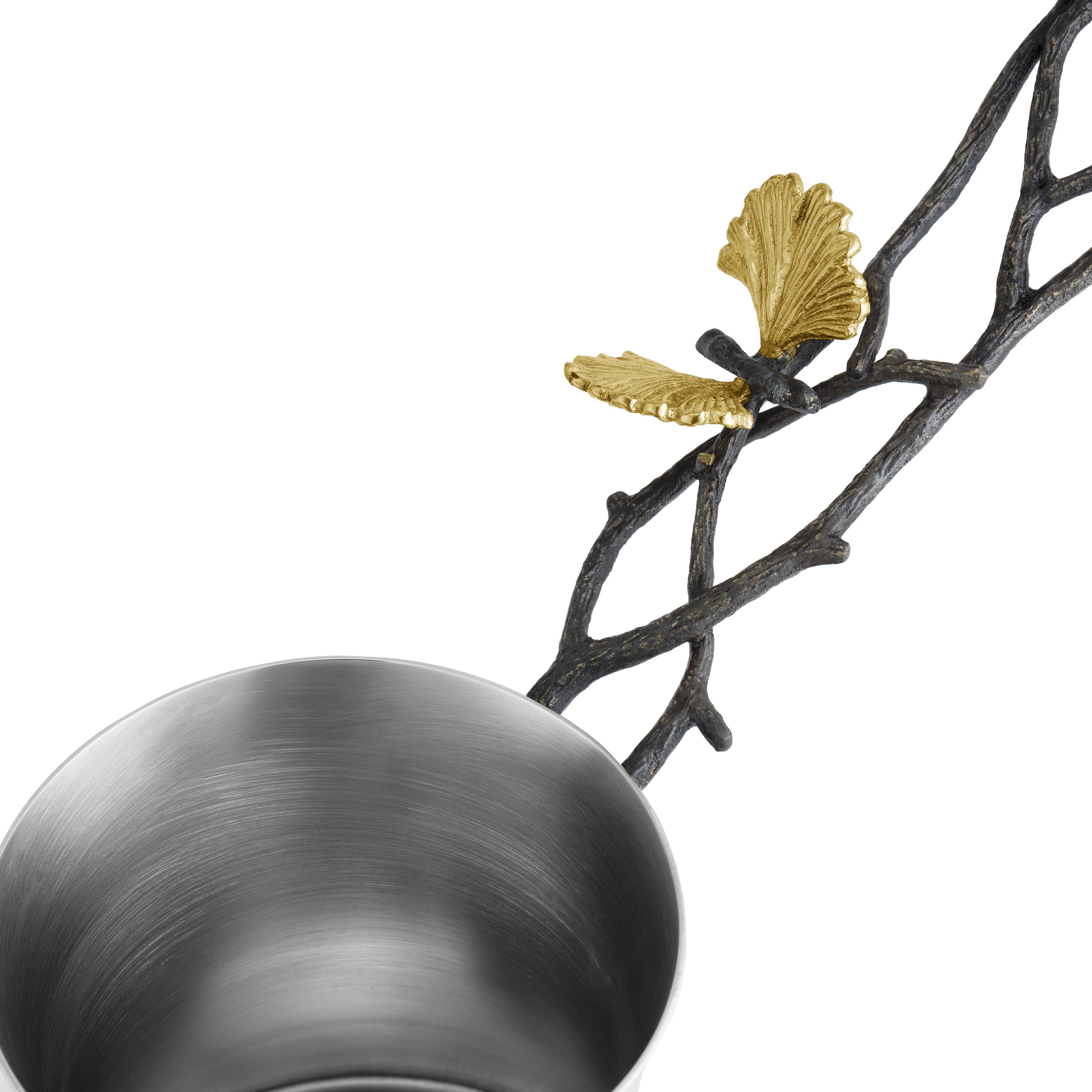 Michael Aram Butterfly Ginkgo Large Coffee Pot with Spoon
