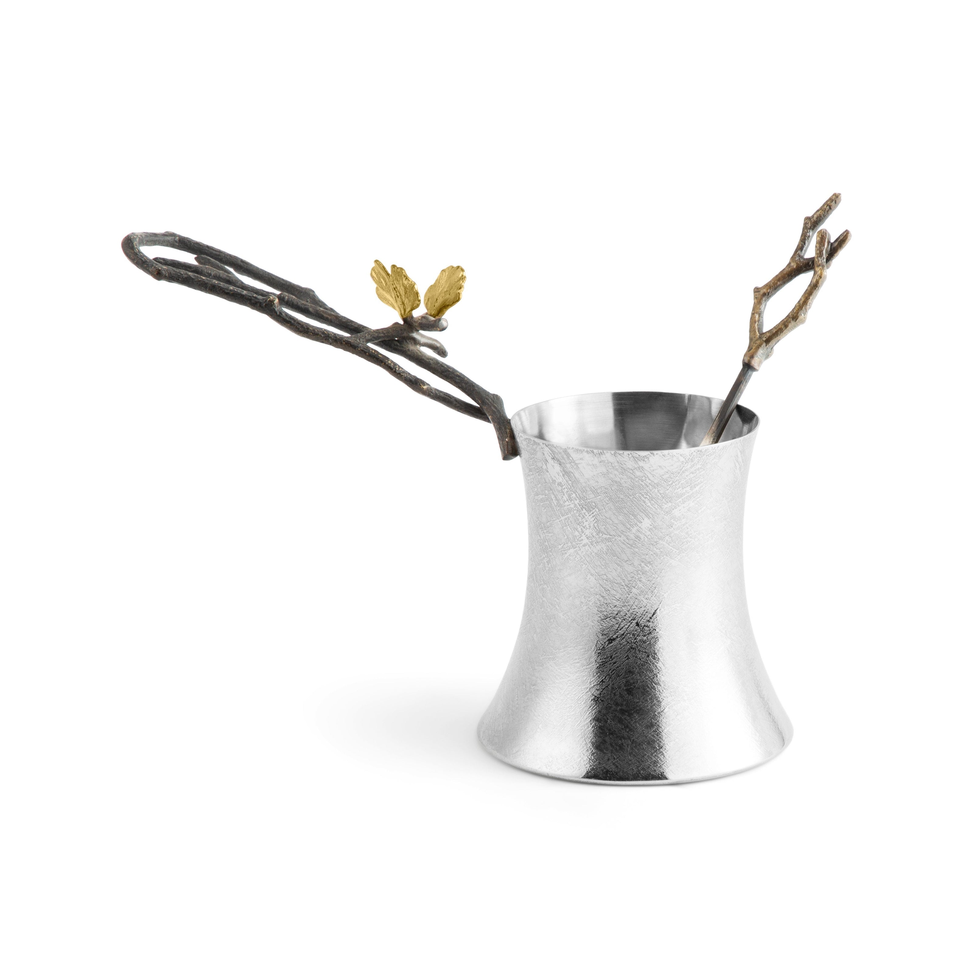 Michael Aram Butterfly Ginkgo Coffee Pot with Spoon