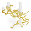 Michael Aram Butterfly Ginkgo Gold Low Candleholders
