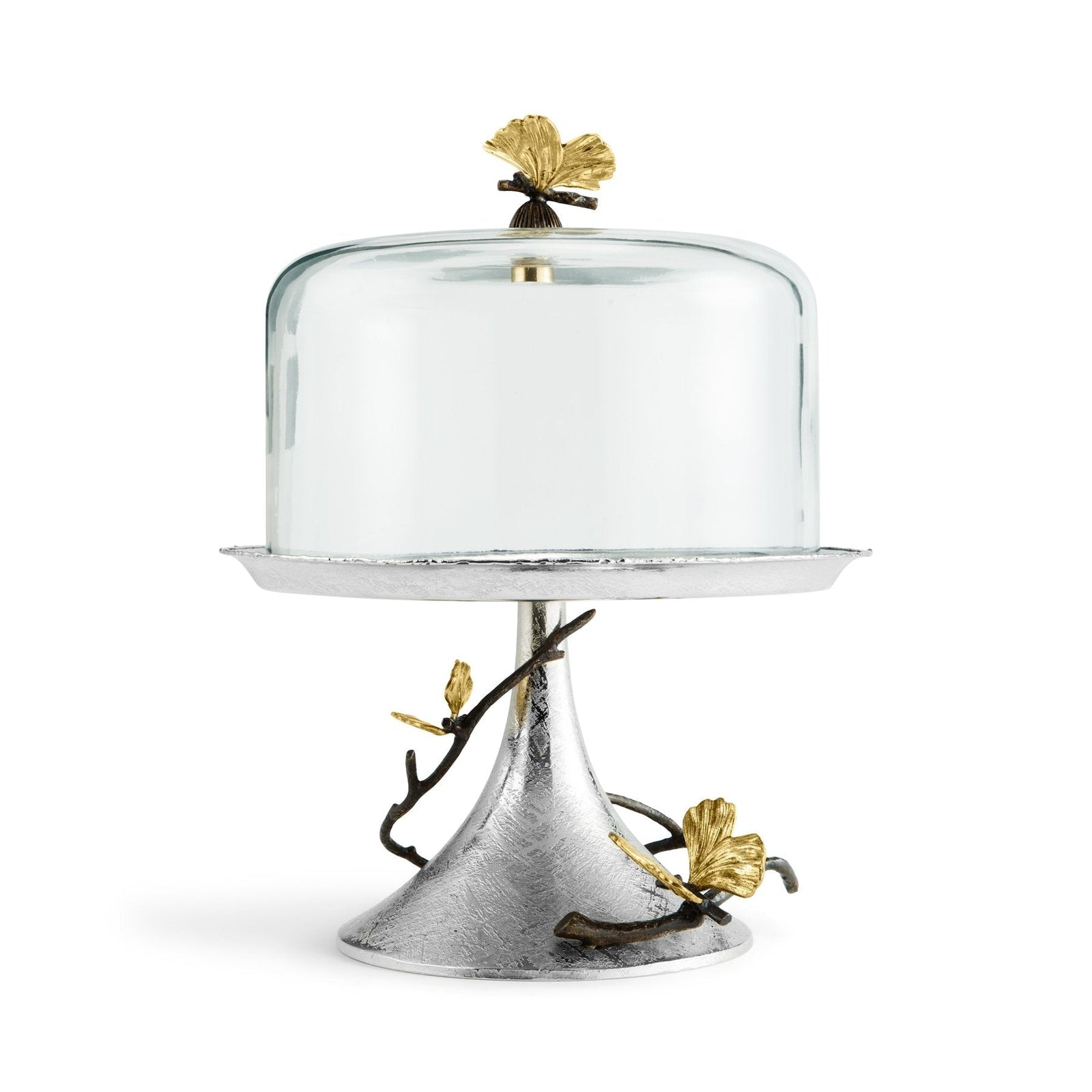 Michael Aram Butterfly Ginkgo Pastry Dish with Dome